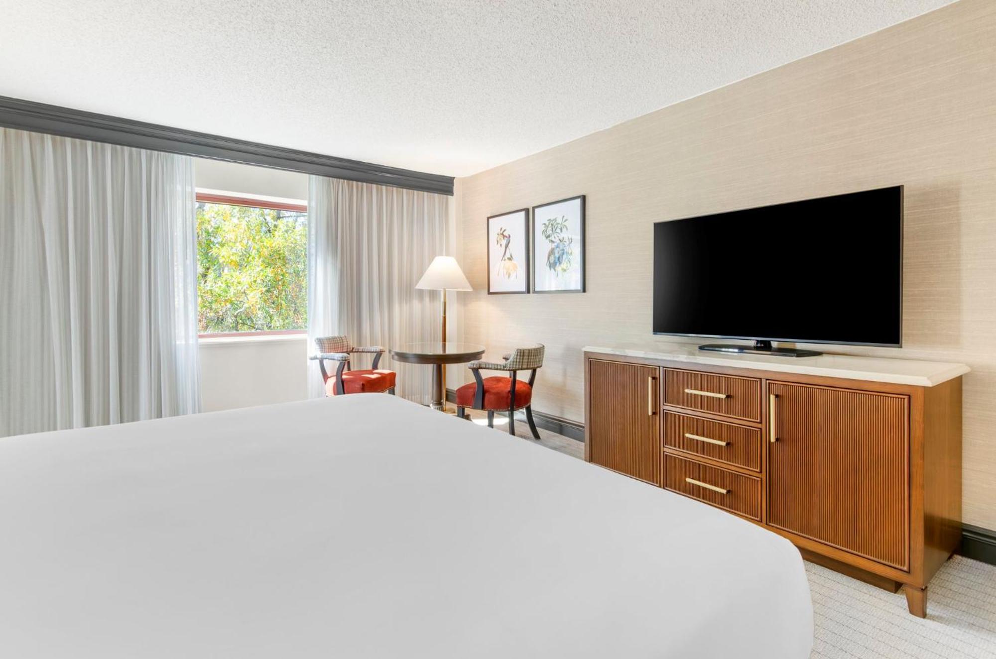 ADA Deluxe Room 1 King Bed Roll Shower